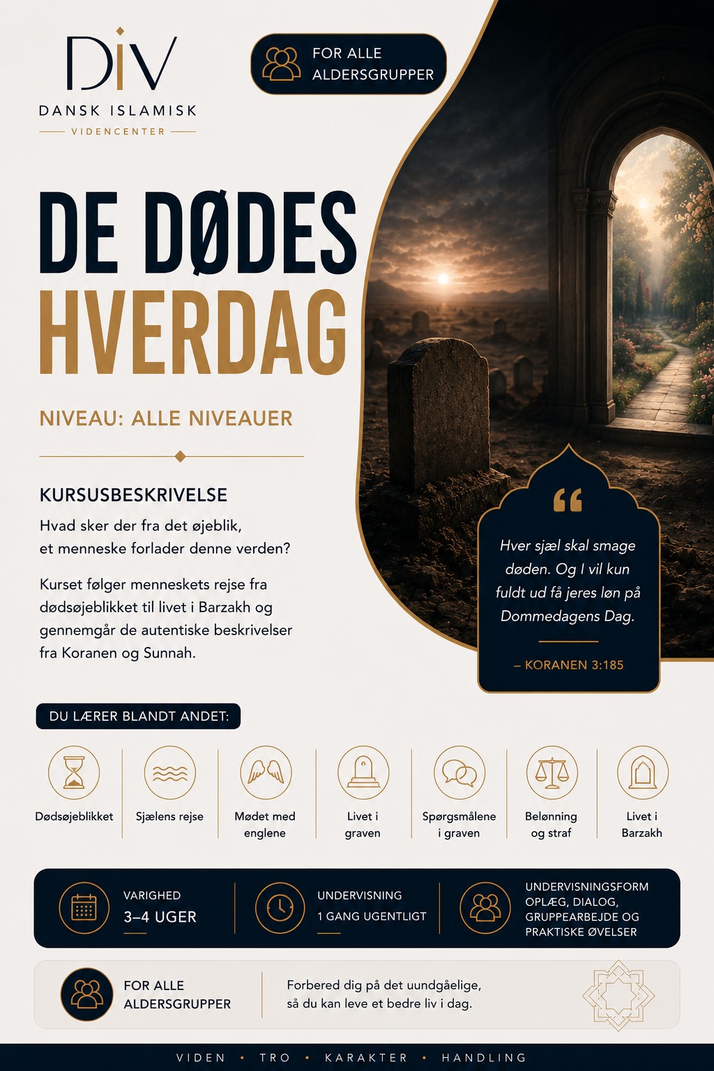 Plakat for De dødes hverdag