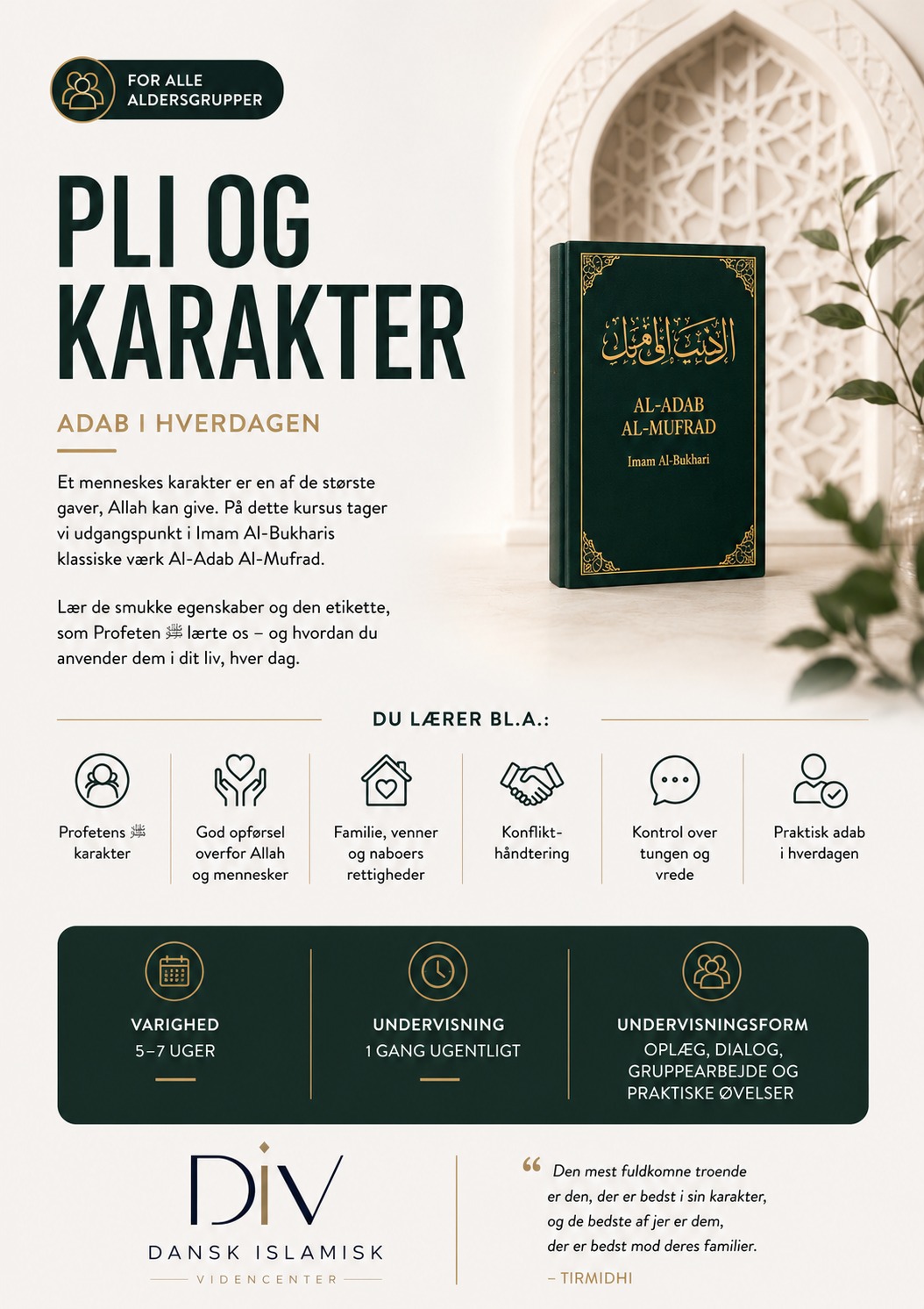 Plakat for Pli og karakter