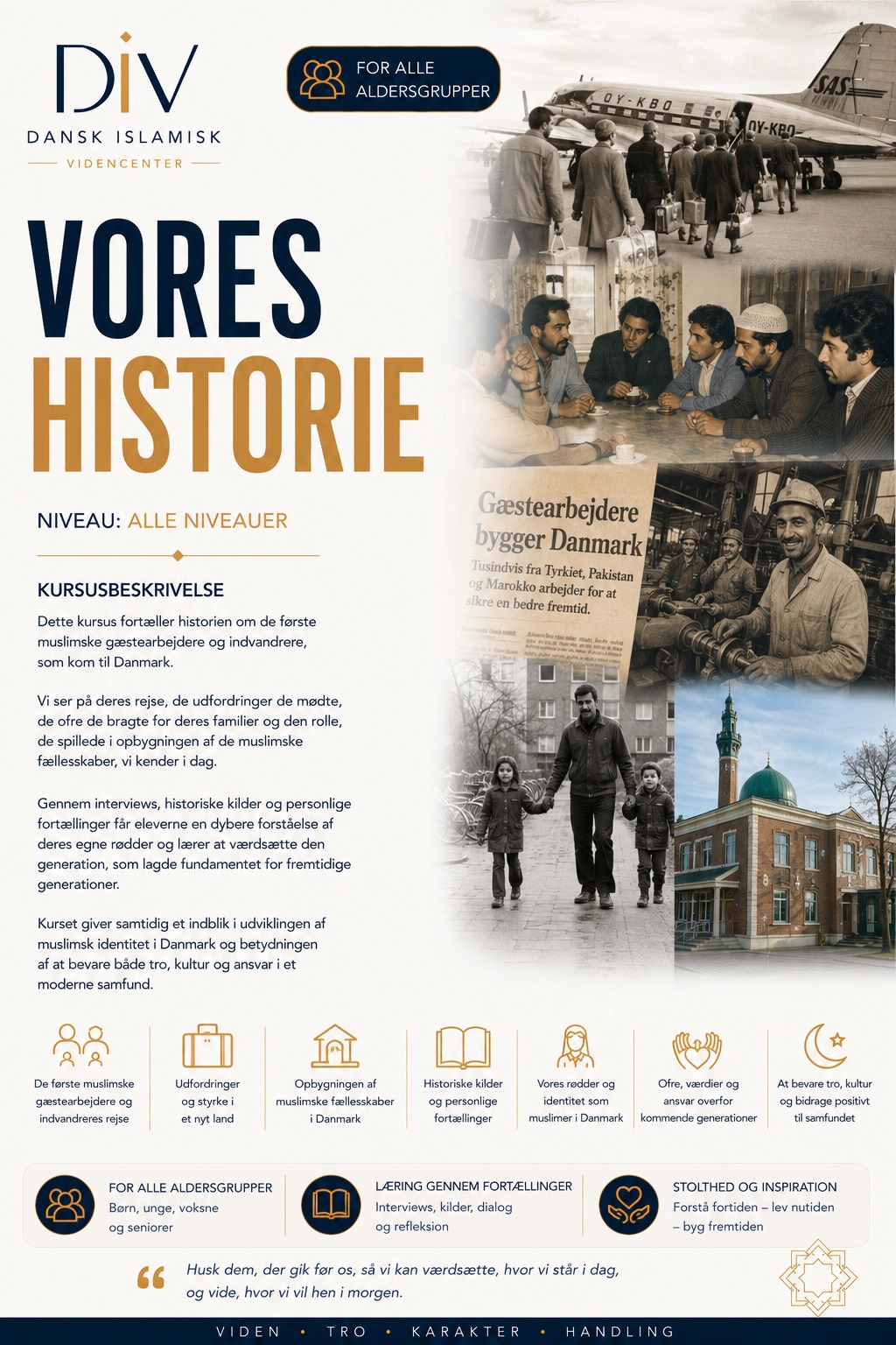 Plakat for Vores historie